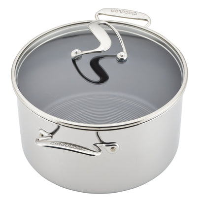 11-Stück-Clad Stainless Steel und Hybrid Nonstick Cookware Set