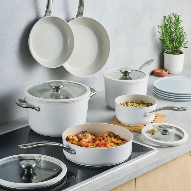Keramisches Nonstick 10-Piece-Cookware-Set