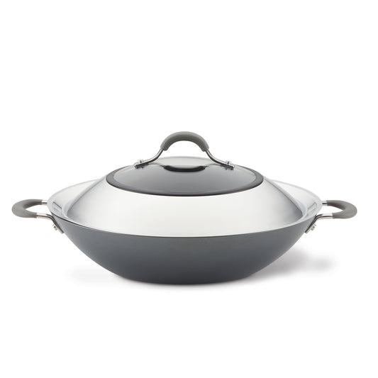 14-Zoll Wok: Nonstick mit Lid
