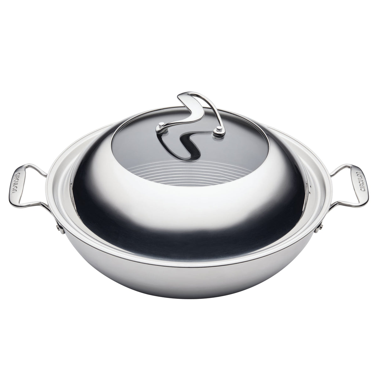 Wok mit Glass Lid und Hybrid SteelShield Technologie