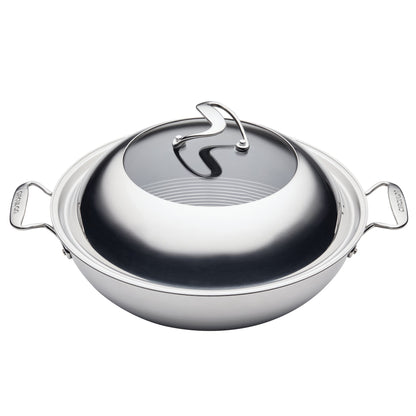 Wok mit Glass Lid und Hybrid SteelShield Technologie