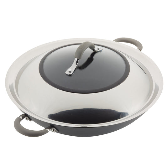 14-Zoll Wok: Nonstick mit Lid