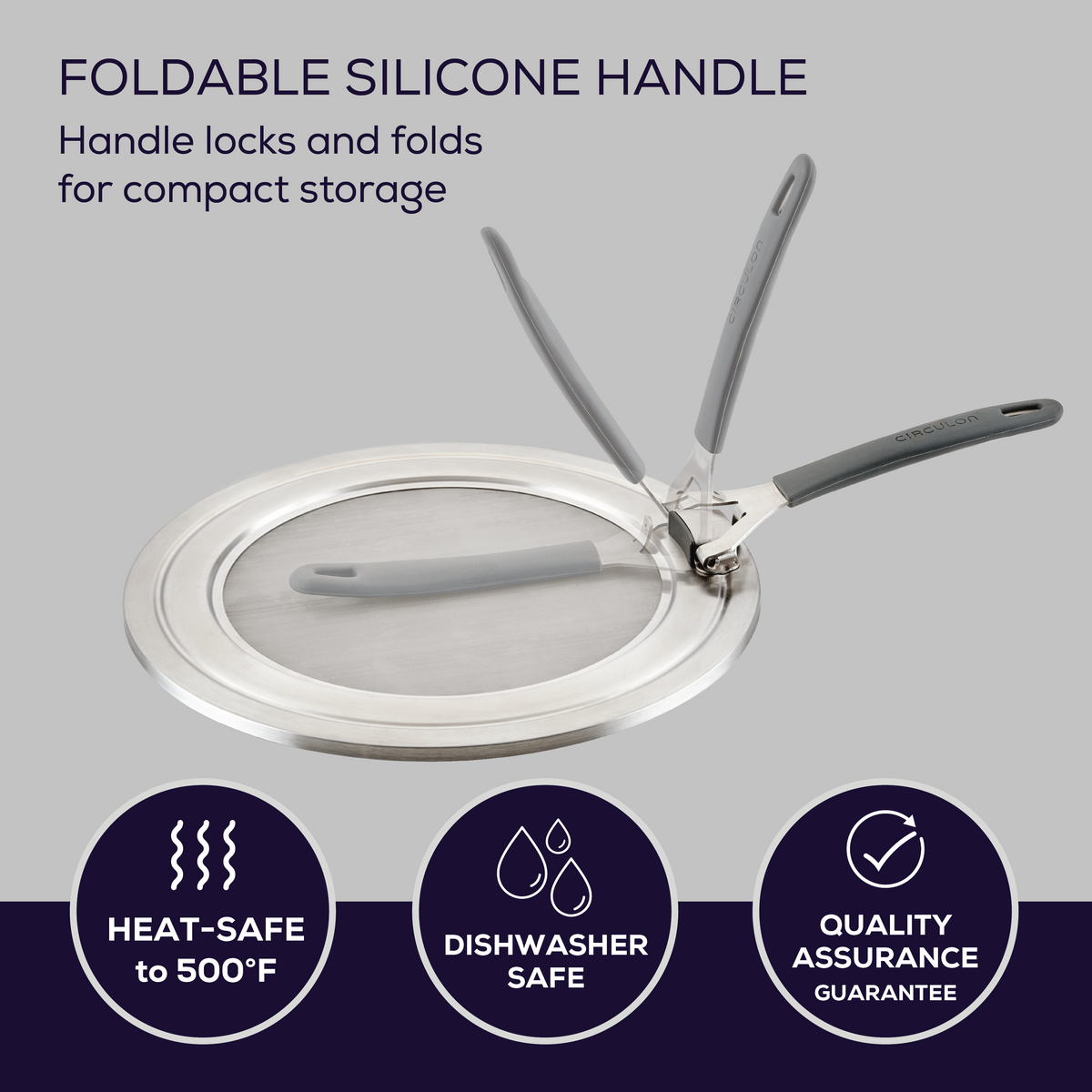 Universal Stainless Steel Splatter Guard