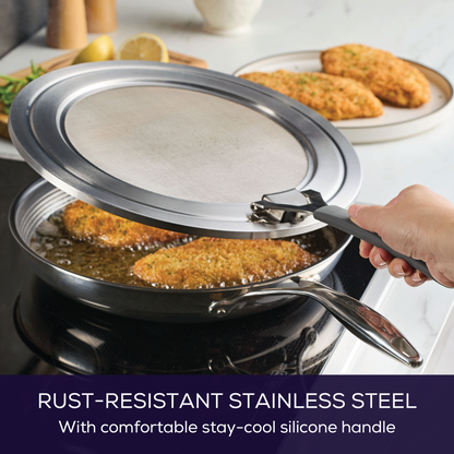 Universal Stainless Steel Splatter Guard
