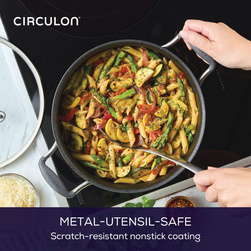 5-Quartar ScratchDefense Nonstick Dutch Oven mit Lid