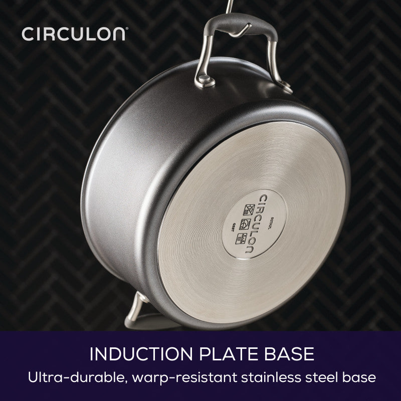 5-Quartar ScratchDefense Nonstick Dutch Oven mit Lid