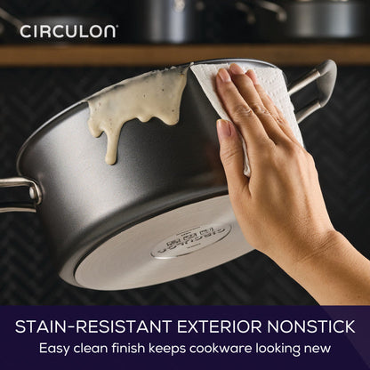 5-Quartar ScratchDefense Nonstick Dutch Oven mit Lid