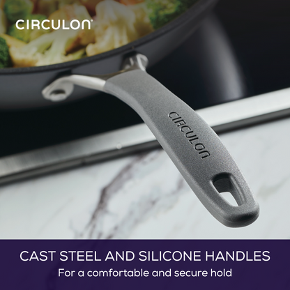 13-Zoll A1 ScratchDefenseTM Nonstick StirFry mit Helferhandle