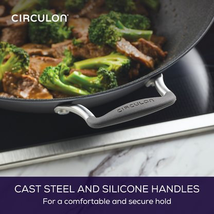 14-Zoll-A1 ScratchDefenseTM Nonstick Wok mit Lid