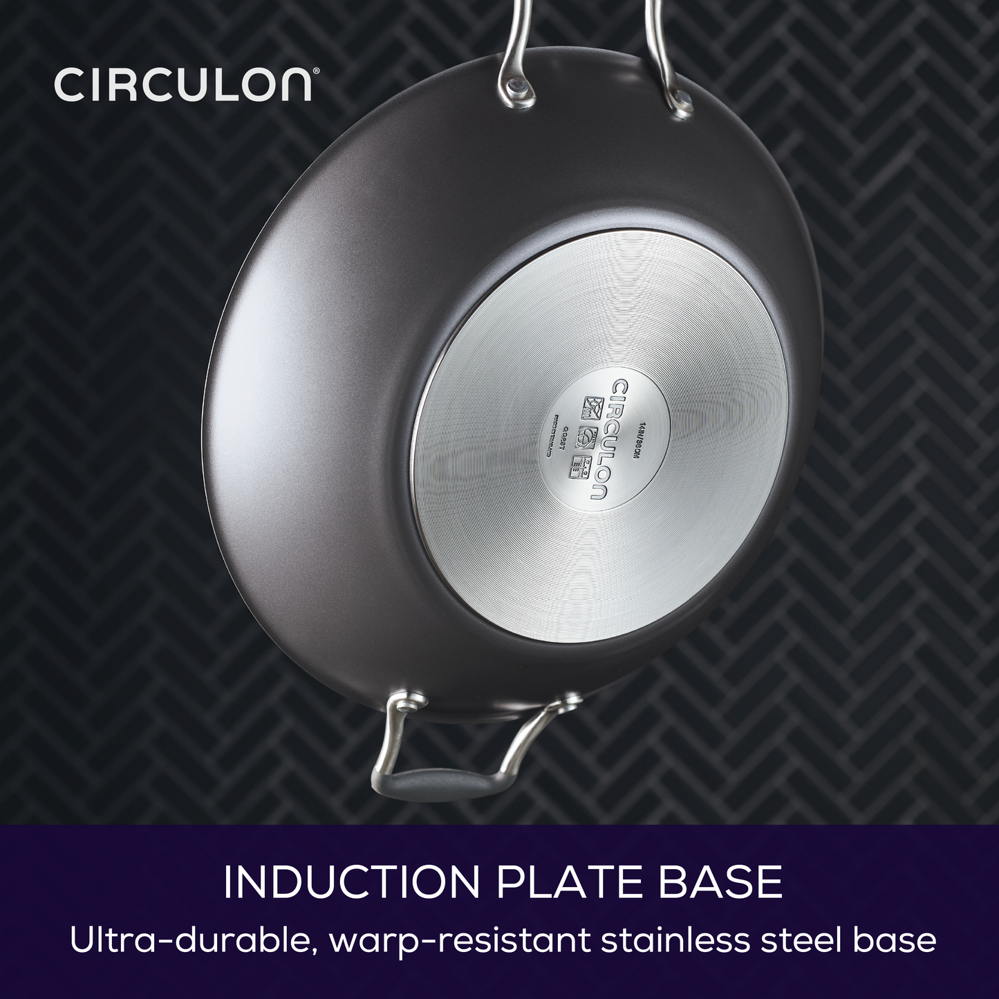 14-Zoll-A1 ScratchDefenseTM Nonstick Wok mit Lid