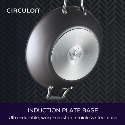 14-Zoll-A1 ScratchDefenseTM Nonstick Wok mit Lid