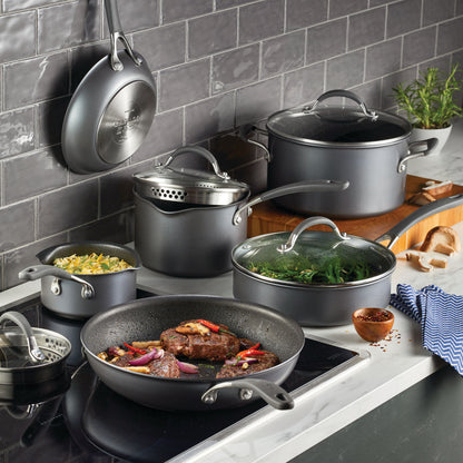 10-Piece ScratchDefenseTM Nonstick-Kochgeschirr-Set
