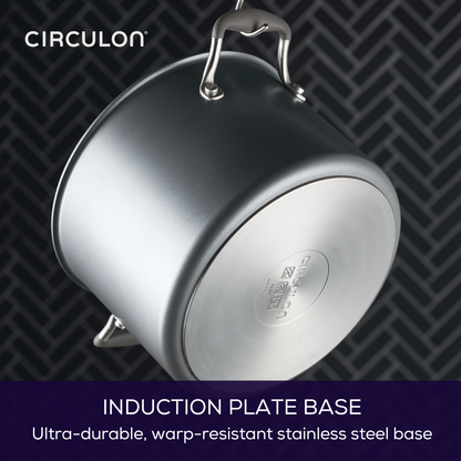 8-Quartal Pot ScratchDefenseTM Nonstick Stockpot mit Lid