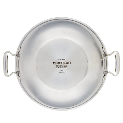 Wok mit Glass Lid und Hybrid SteelShield Technologie