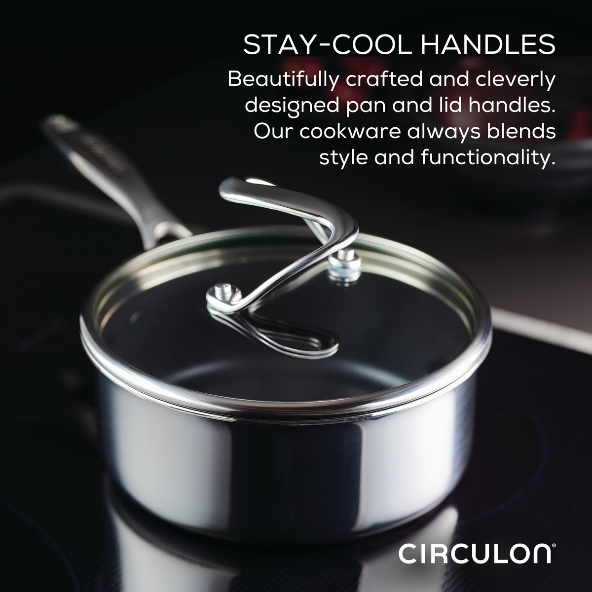 11-Stück-Clad Stainless Steel und Hybrid Nonstick Cookware Set