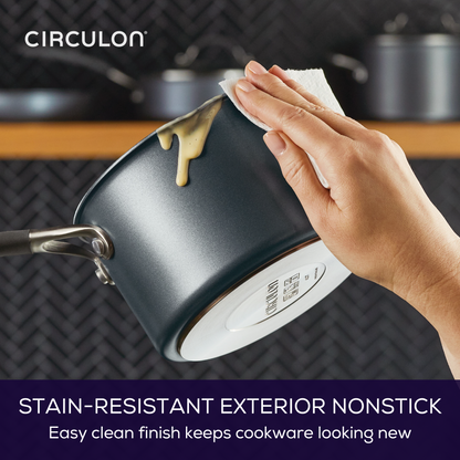 2-Quartal A1 ScratchDefenseTM Nonstick Sauce Pan mit Lid