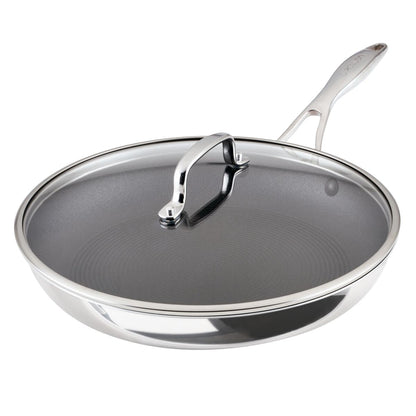 12.5-Zoll ScratchDefenseTM C1 Nichtkleber-Brötenpfanne mit Lid