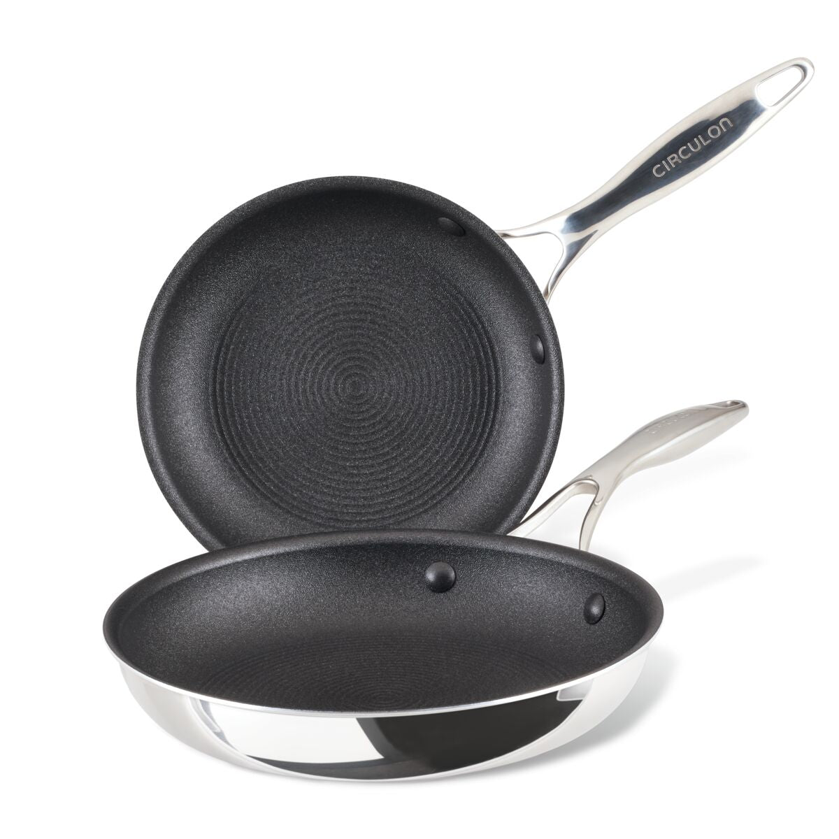 8.5-Zoll und 10-Zoll ScratchDefenseTM C1 Nonstick Clad Frittierpfanne