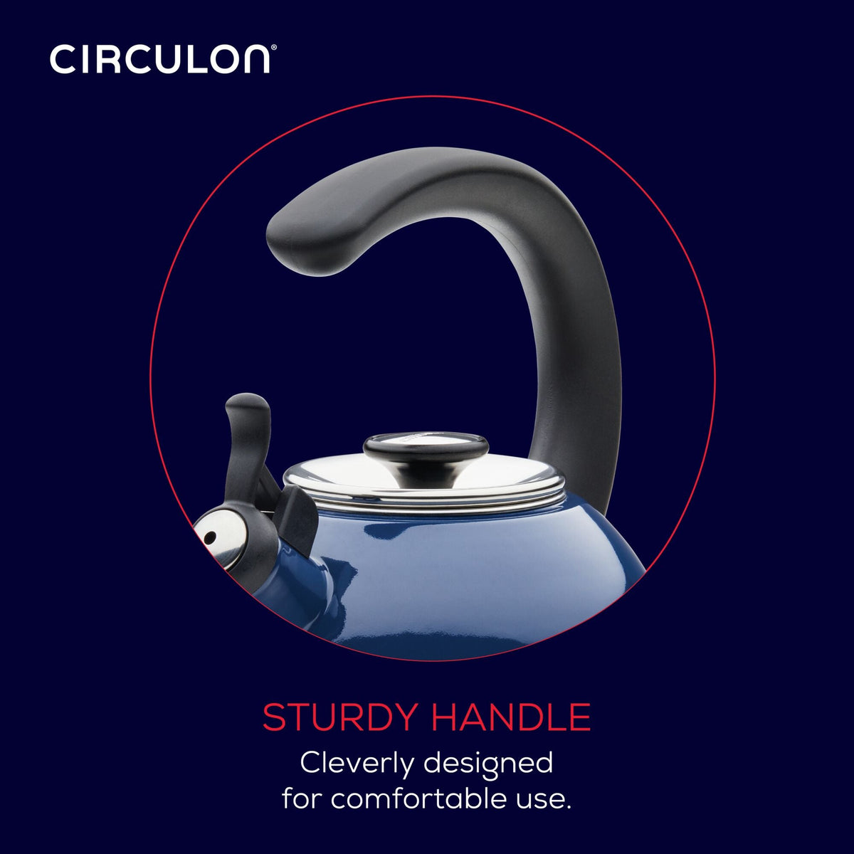 2-Quartal-Pfeifen Teakettle mit Flip-Up-Spout