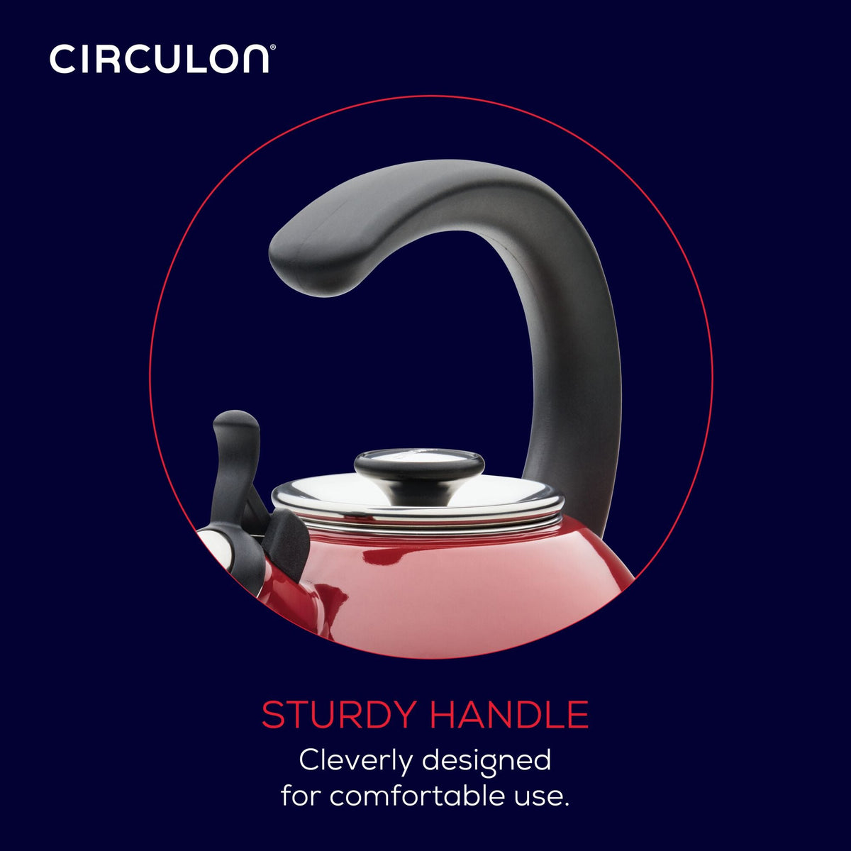 2-Quartal-Pfeifen Teakettle mit Flip-Up-Spout