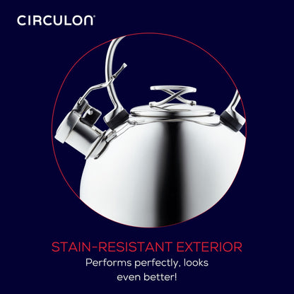 2.3-Quartal-Pfeifen Teakettle mit Flip-Up-Spout