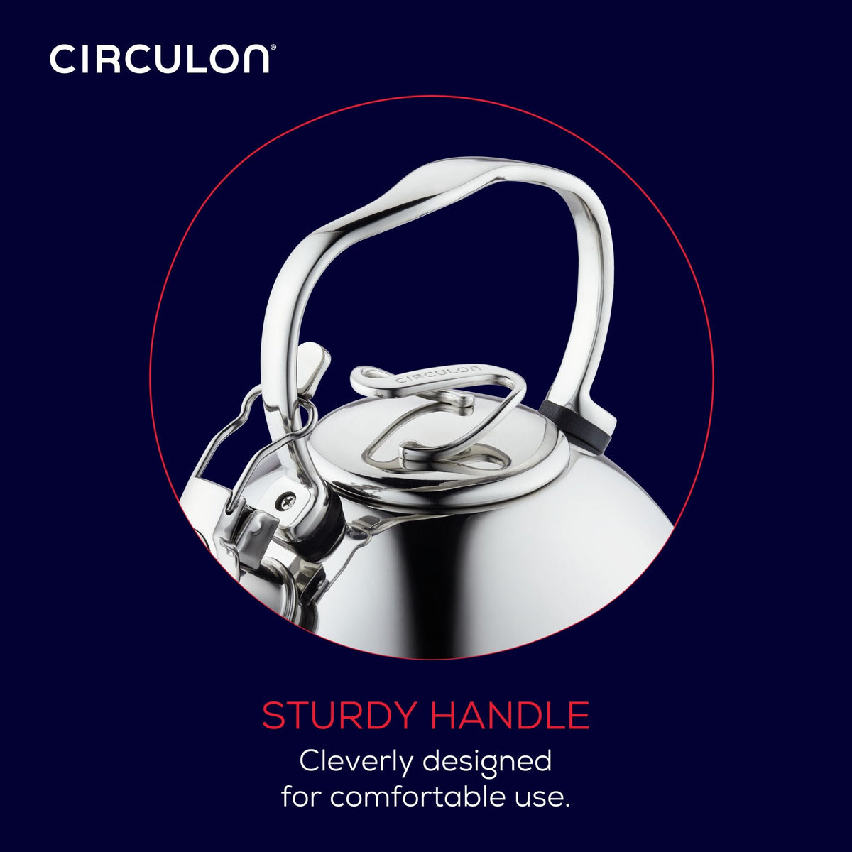 2.3-Quartal-Pfeifen Teakettle mit Flip-Up-Spout