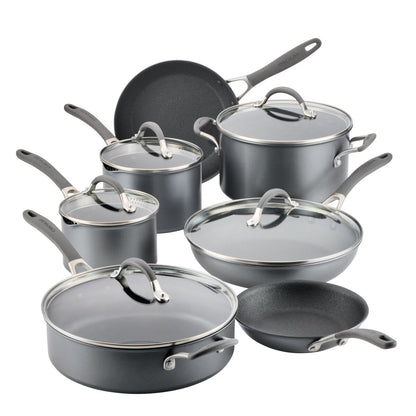 12-Piece ScratchDefenseTM Nonstick-Kochgeschirr-Set