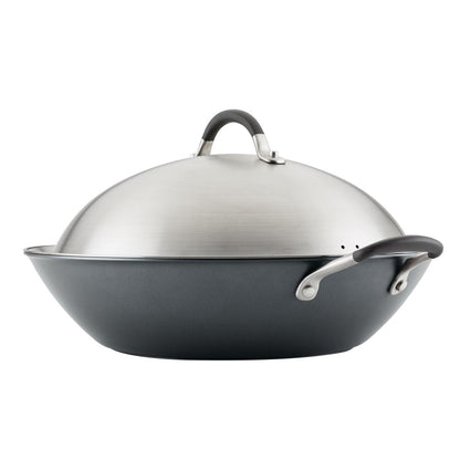 14-Zoll-A1 ScratchDefenseTM Nonstick Wok mit Lid
