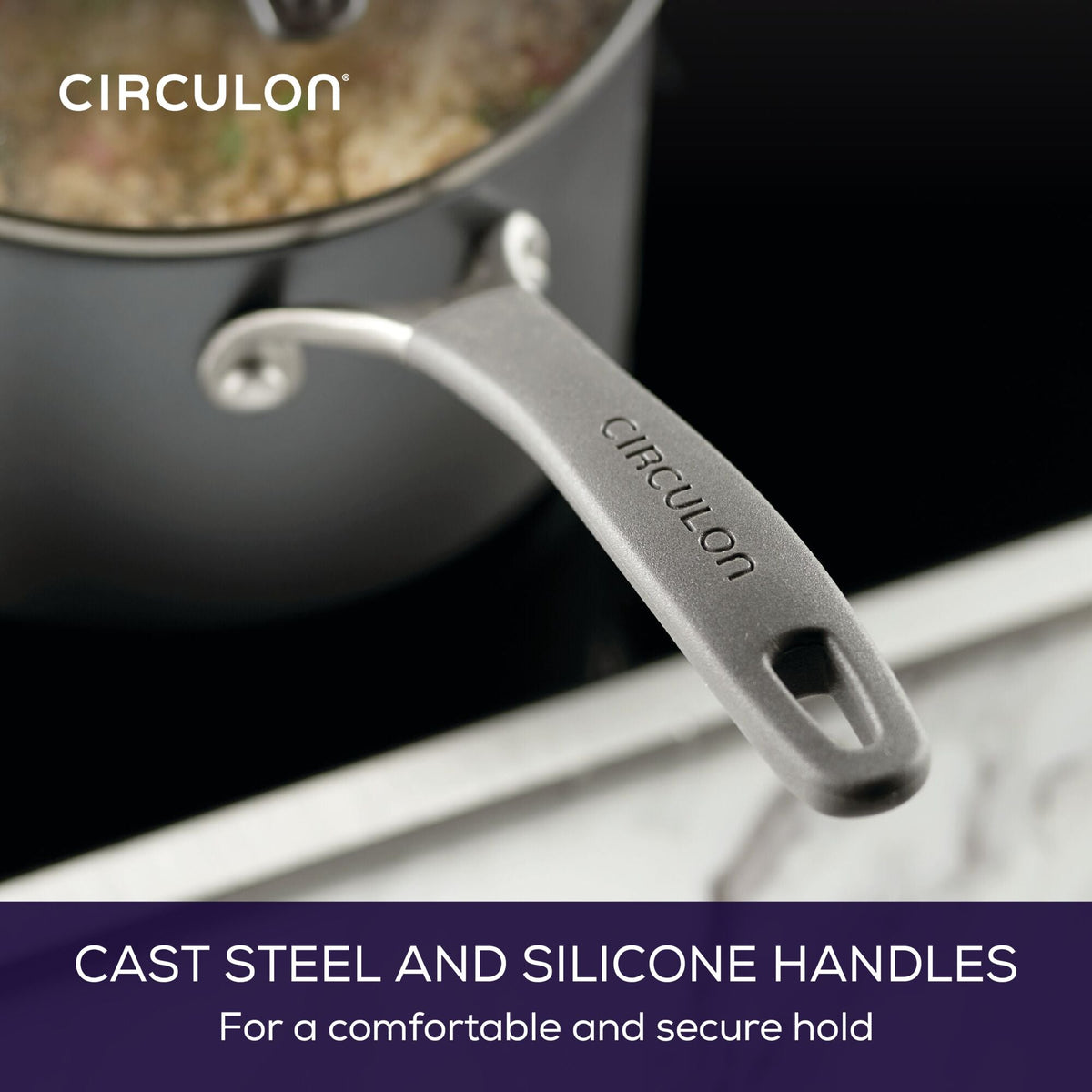 3-Quartale A1 ScratchDefenseTM Nonstick Saucepan und Lid