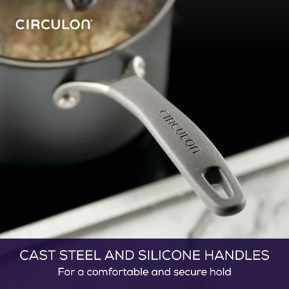 3-Quartale A1 ScratchDefenseTM Nonstick Saucepan und Lid