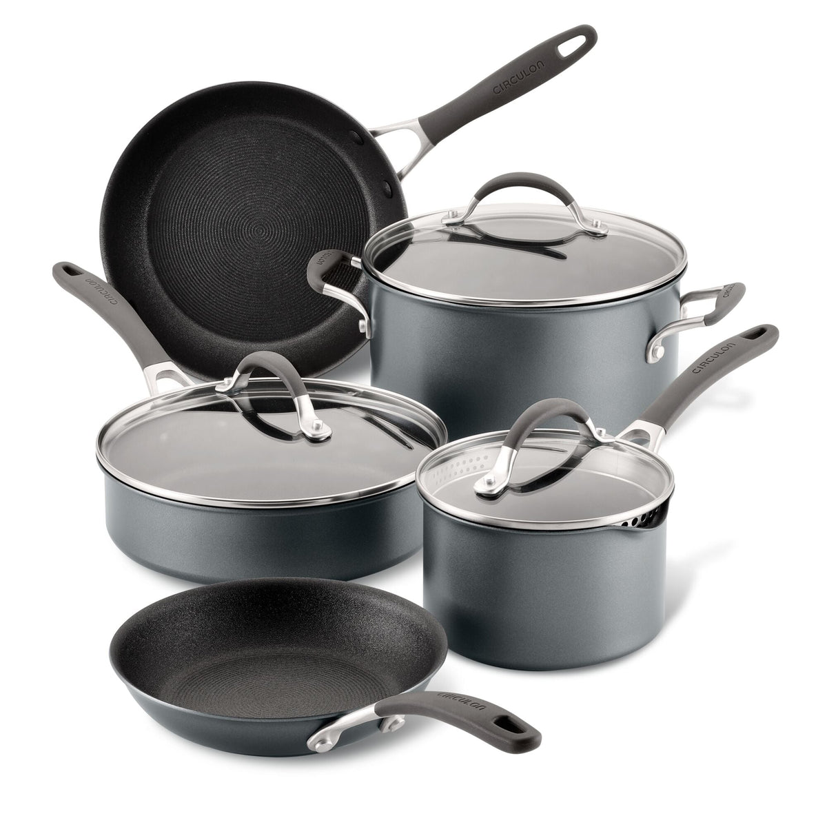 8-Piece A1 ScratchDefenseTM Nonstick-Kochgeschirr-Set