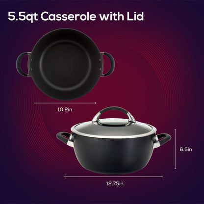 5.5-Quartal Nonstick Casserole