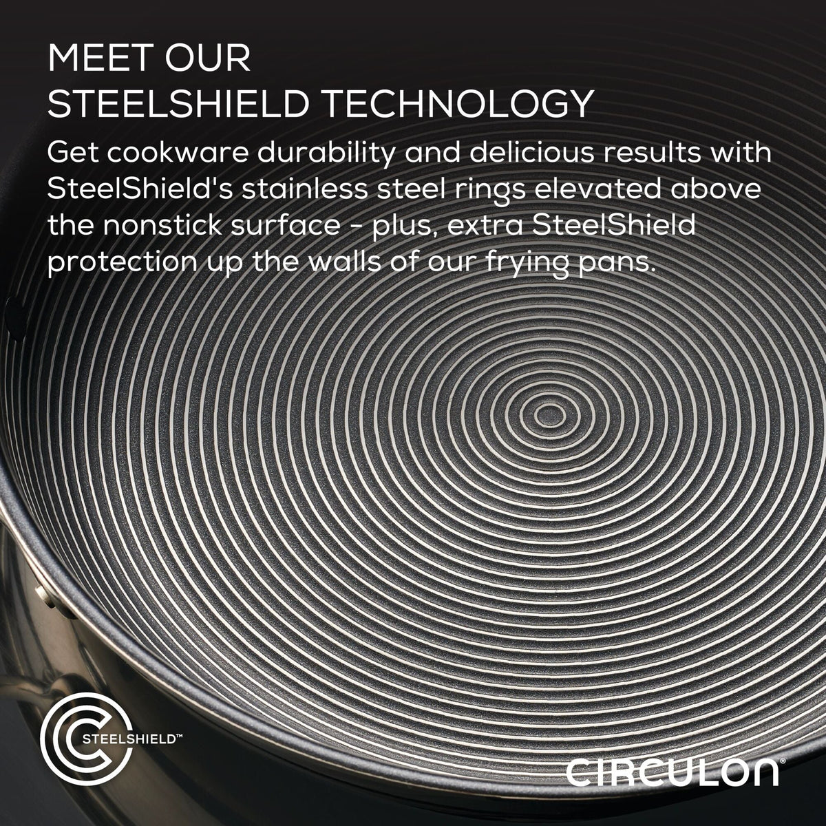 Wok mit Glass Lid und Hybrid SteelShield Technologie