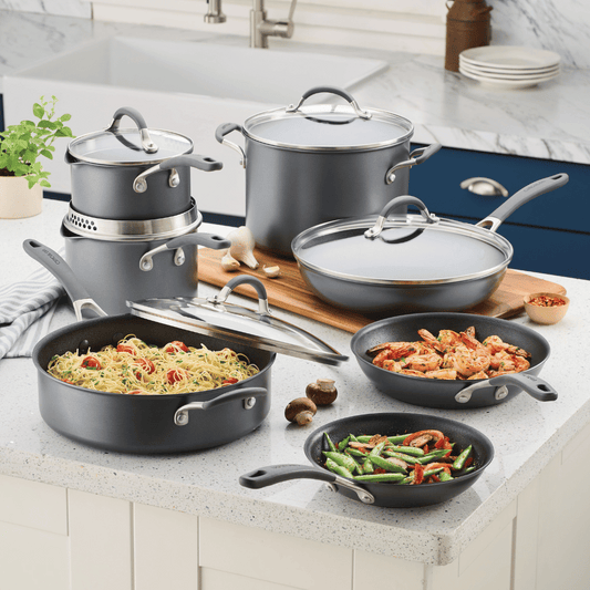 12-Piece ScratchDefenseTM Nonstick-Kochgeschirr-Set