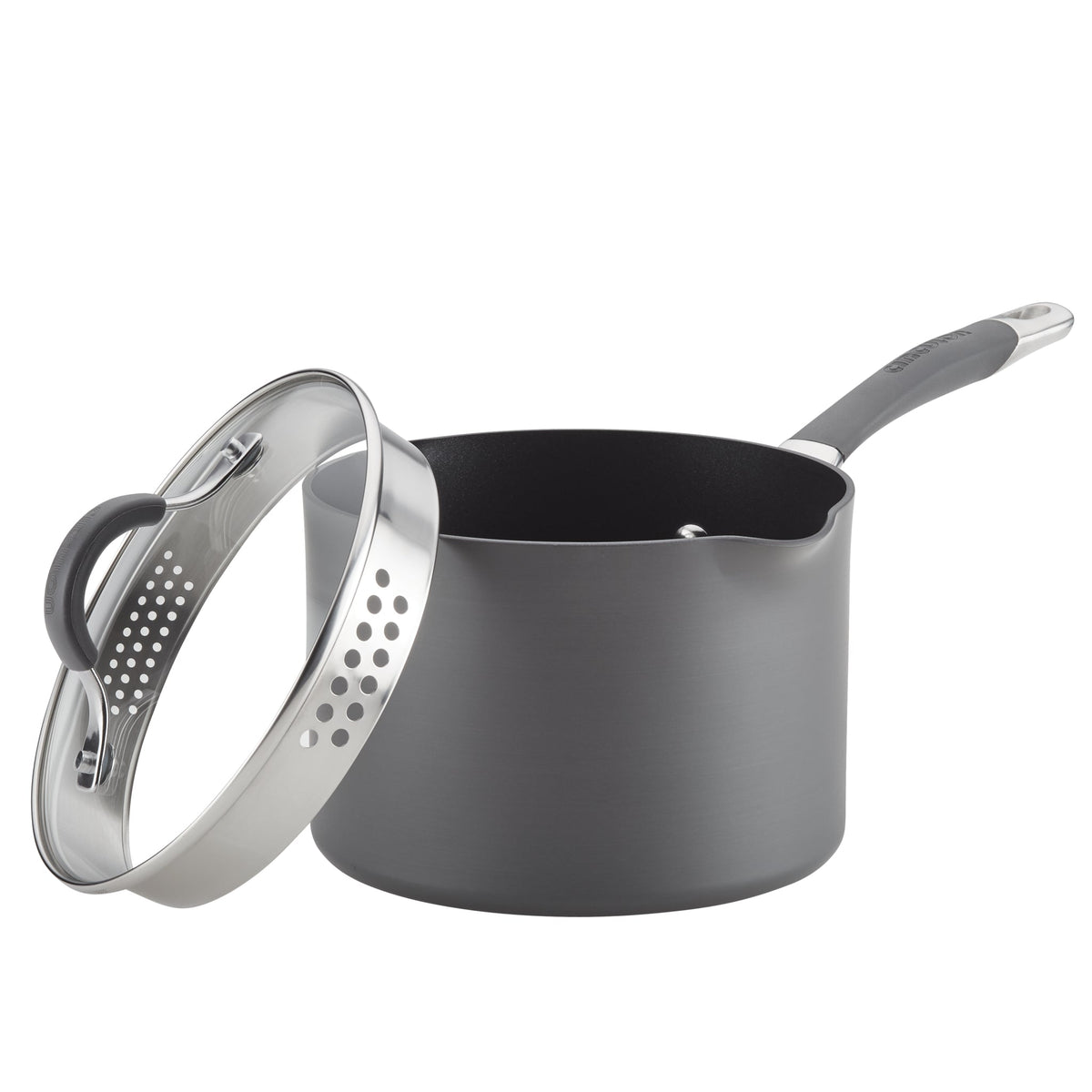 3-Quartär Nonstick-Straining Saucepan