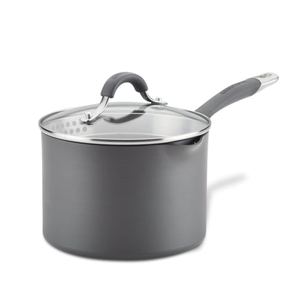 3-Quartär Nonstick-Straining Saucepan