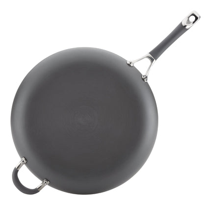 14-Zoll-harte eloxierte Frittierpfanne