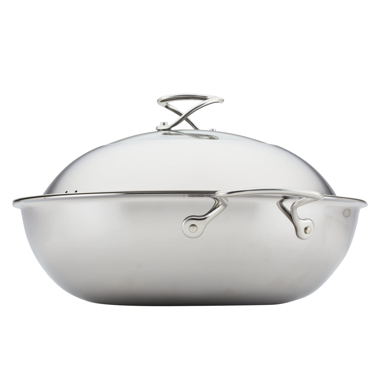 Wok mit Glass Lid und Hybrid SteelShield Technologie