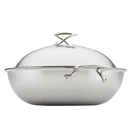 Wok mit Glass Lid und Hybrid SteelShield Technologie