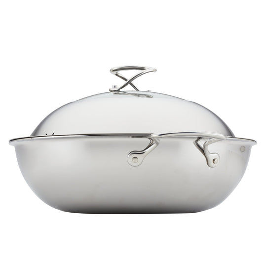 Wok mit Glass Lid und Hybrid SteelShield Technologie