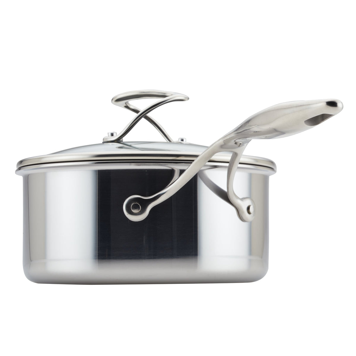 11-Stück-Clad Stainless Steel und Hybrid Nonstick Cookware Set