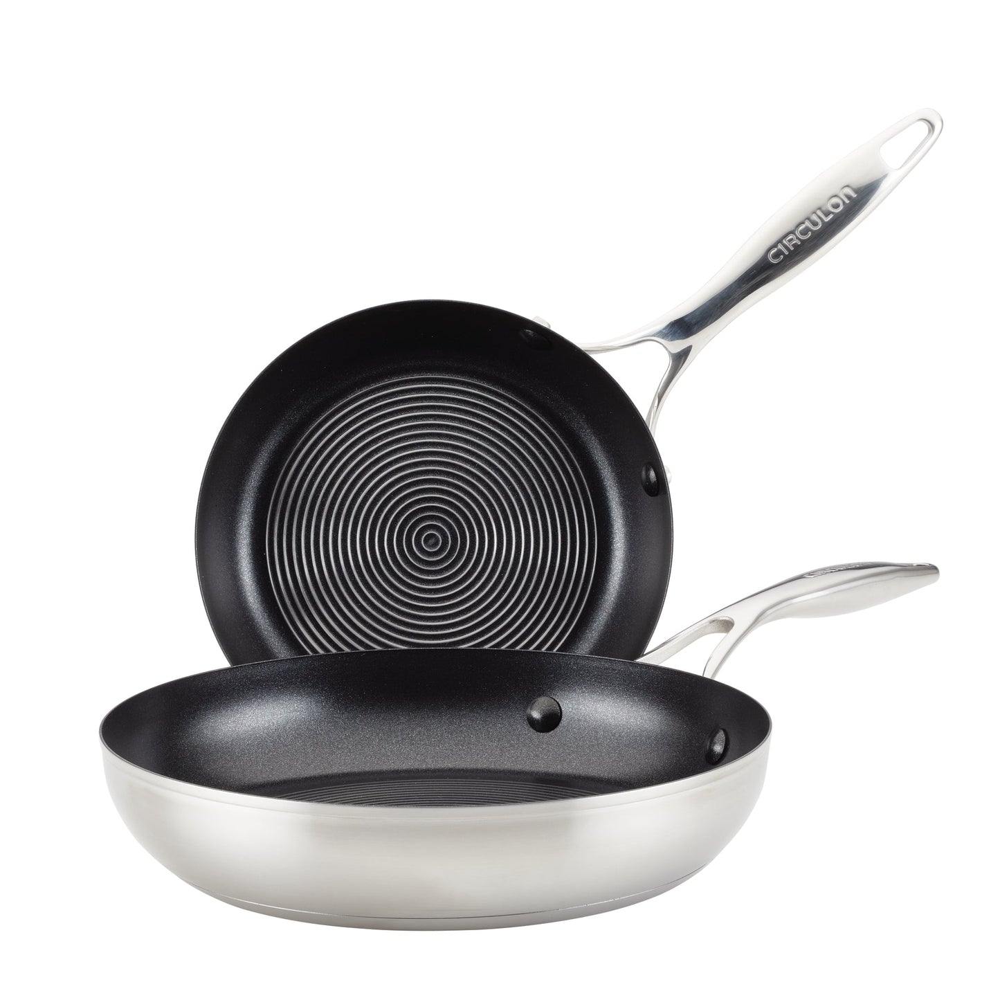 8' & 10.25' Hybrid Stainless Steel Open Frittierpfannen