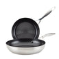 8' & 10.25' Hybrid Stainless Steel Open Frittierpfannen