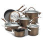 11-Stück-Kochgeschirr-Set: Nonstick & Hard-Anodized